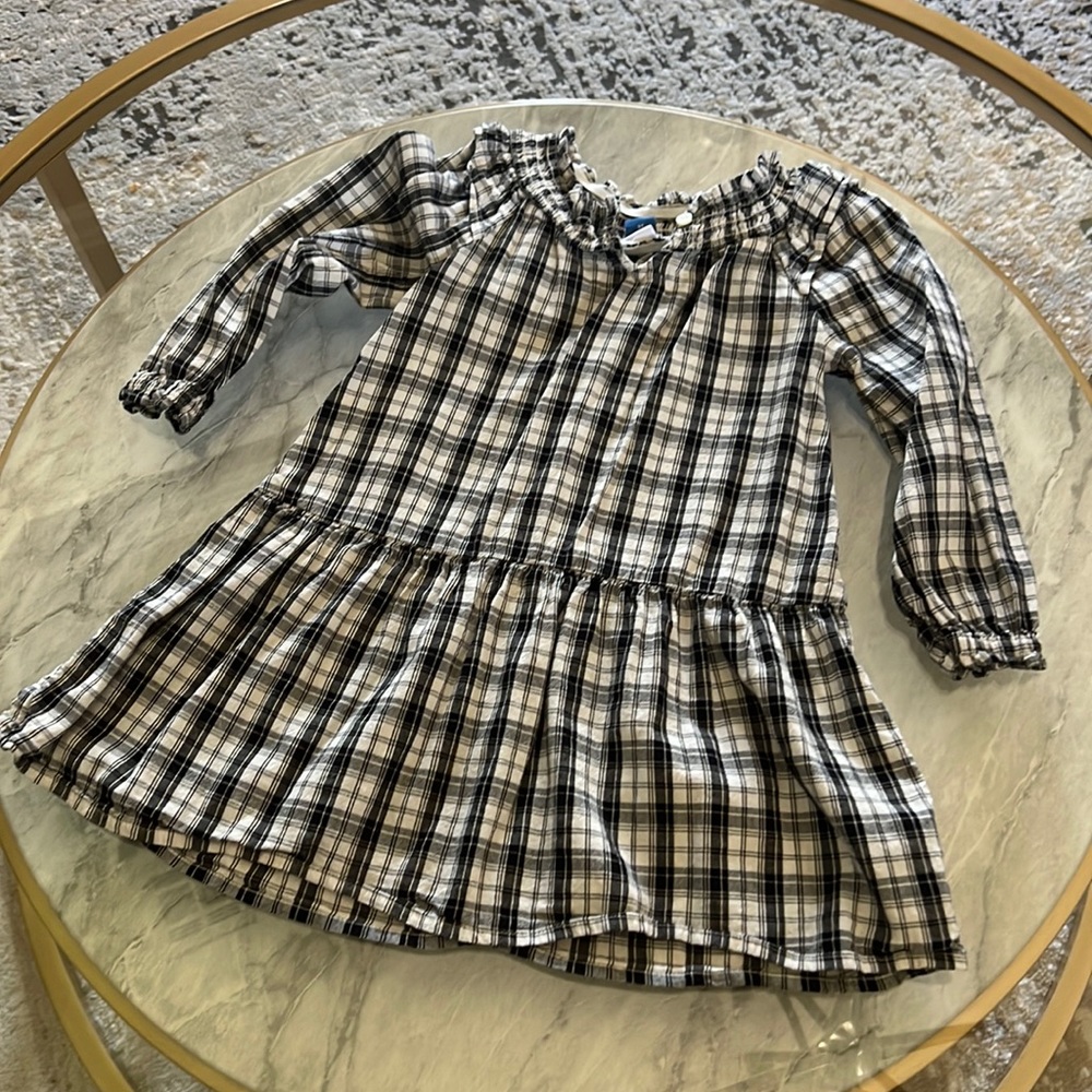 Plaid old navy dress toddler 3t
